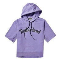 Timberland logo Printing Casual hooded Short Sleeve Purple B5804-K13
