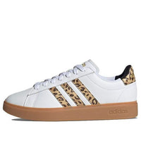 (WMNS) adidas neo Grand Court 'White Brown' HP9410
