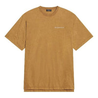 Balenciaga Logo T-Shirt Medium Fit 'Beige' 612966TLVB39504