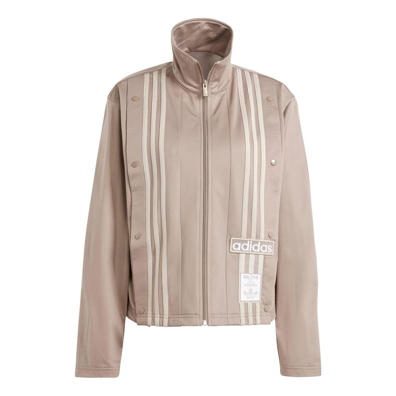 (WMNS) adidas Neutral Court Track Top 'Light Brown' IS5246