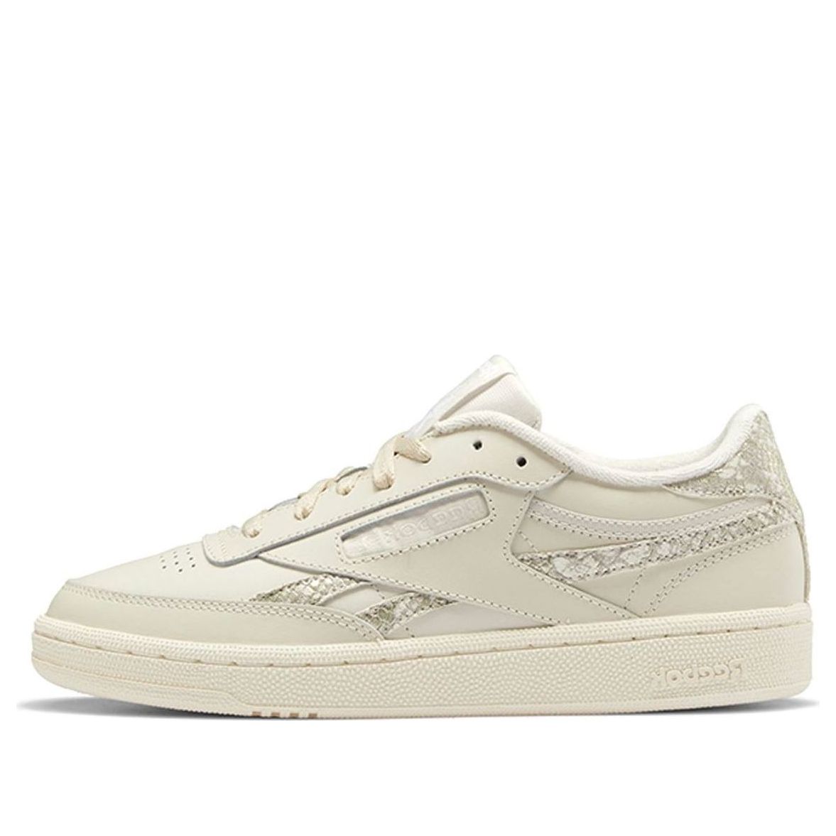 (WMNS) Reebok Club C 85 Beige 'White Yellow' FV1997