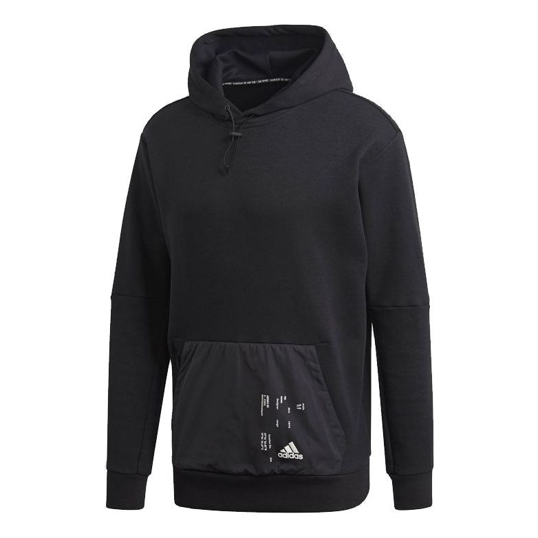 adidas M Wov Pocket OH Casual Sports Black FL5712