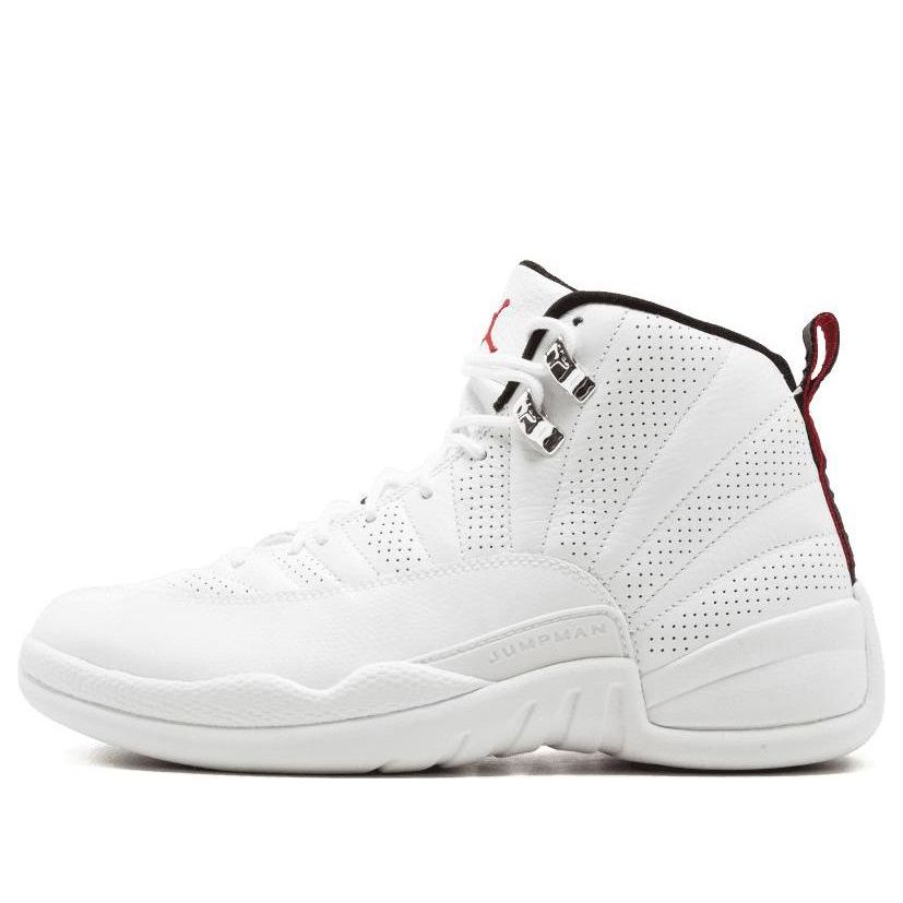 Air Jordan 12 Retro 'White Red Black' 130690-163B