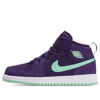 (PS) Air Jordan 1 Mid 'Ink Emerald Rise' 640737-501