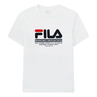 Men's FILA Sports Short Sleeve White T-Shirt F61M028127F-WT