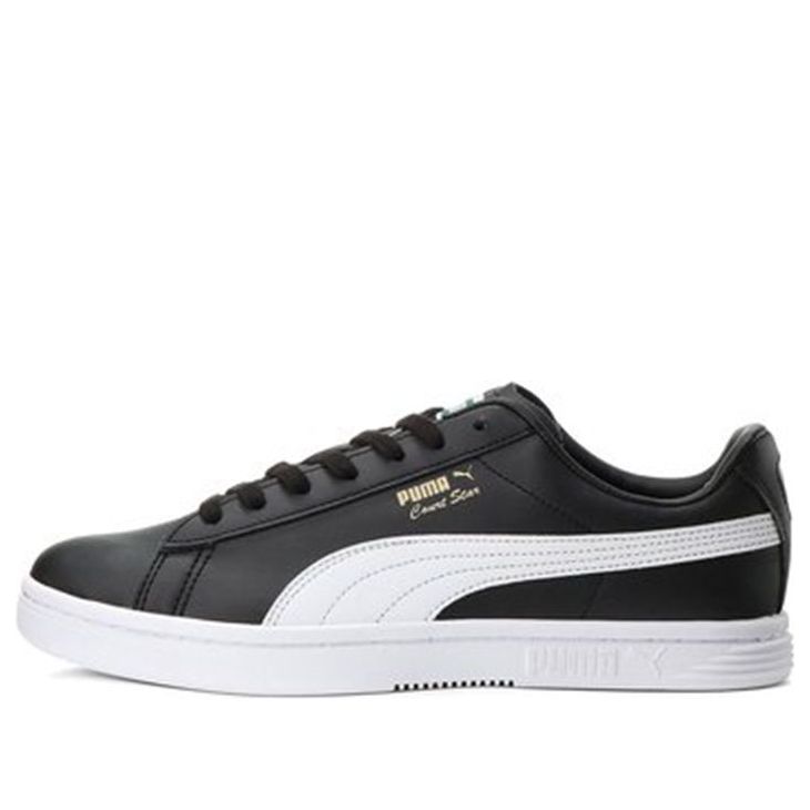 PUMA Unisex Court Star Low-Top Sneakers Black 384676-03
