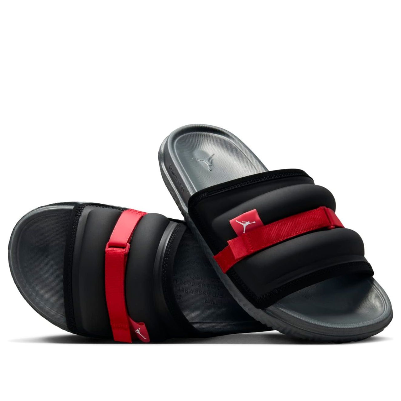 Air Jordan Super Play Slide 'Black Fire Red' DM1683-060