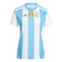 (WMNS) adidas Argentina 24 Home Soccer Jersey Asia Sizing 'White Blue' IP8386