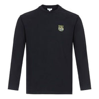 Men's KENZO Cotton Round Neck Long Sleeves Black F965TS1864Y6-99