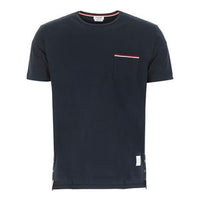THOM BROWNE Short Sleeve T-Shirt 'Navy' MJS010A-01454-415