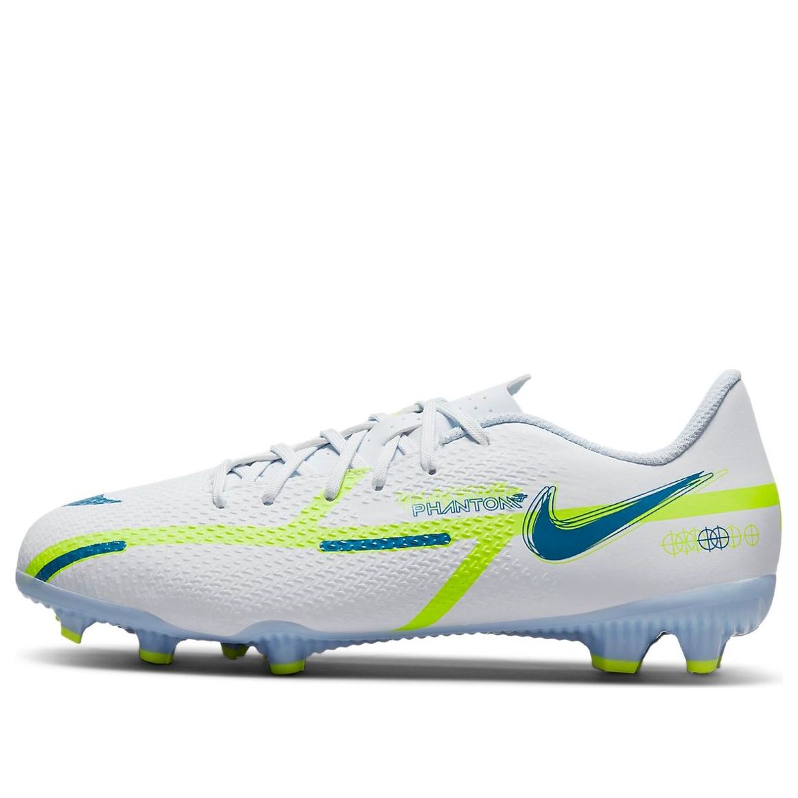 (GS) Nike Phantom GT2 Academy MG 'Grey Dark Marina Blue' DC0812-054