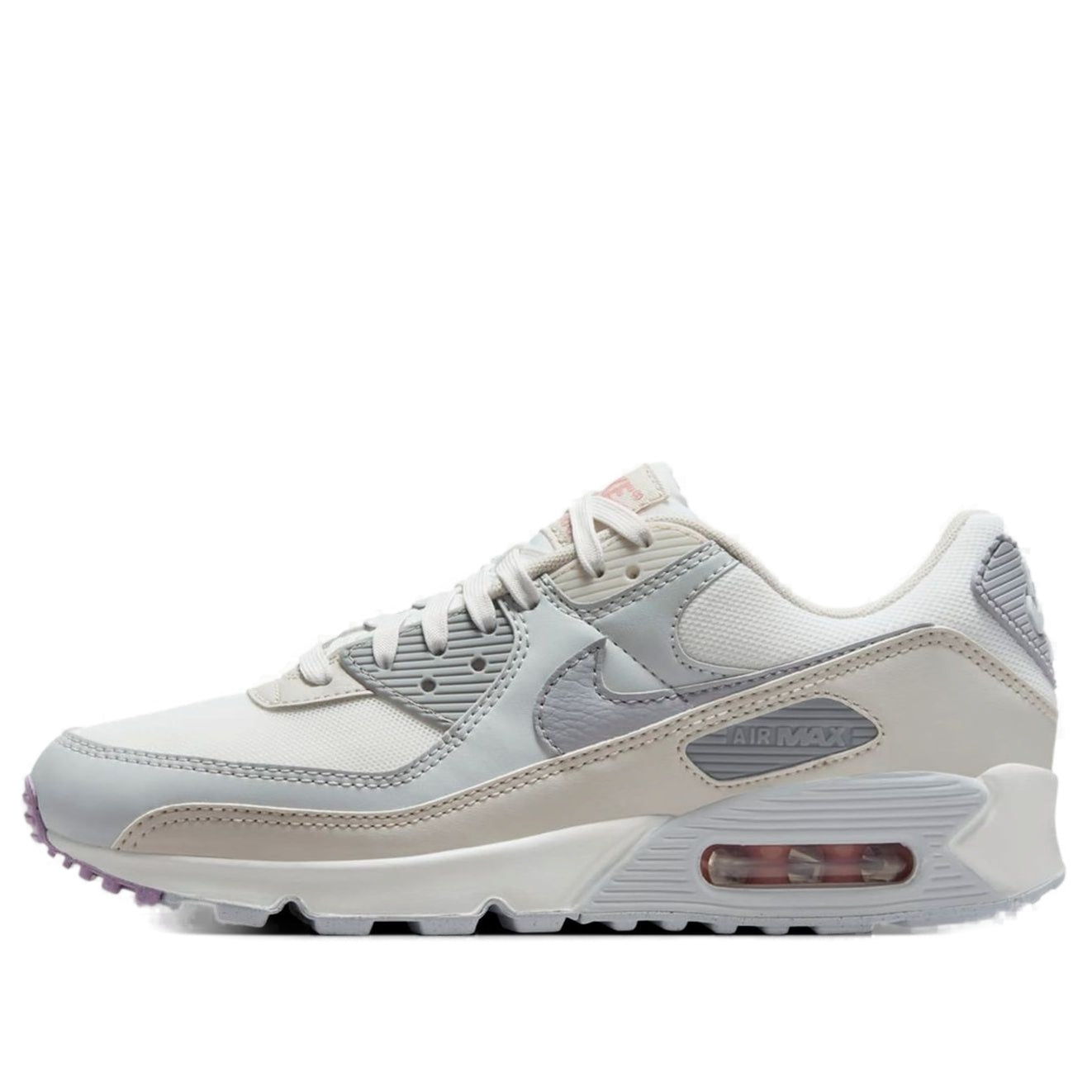 (WMNS) Nike Air Max 90 'Summit White Pure Platinum' DH8010-107