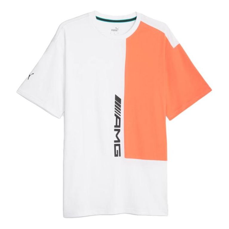PUMA Mercedes-AMG Statement Tee 'White Orange' 621191-03