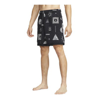 Men's Nike Printing Full Print Straight Shorts Black DM6547-010