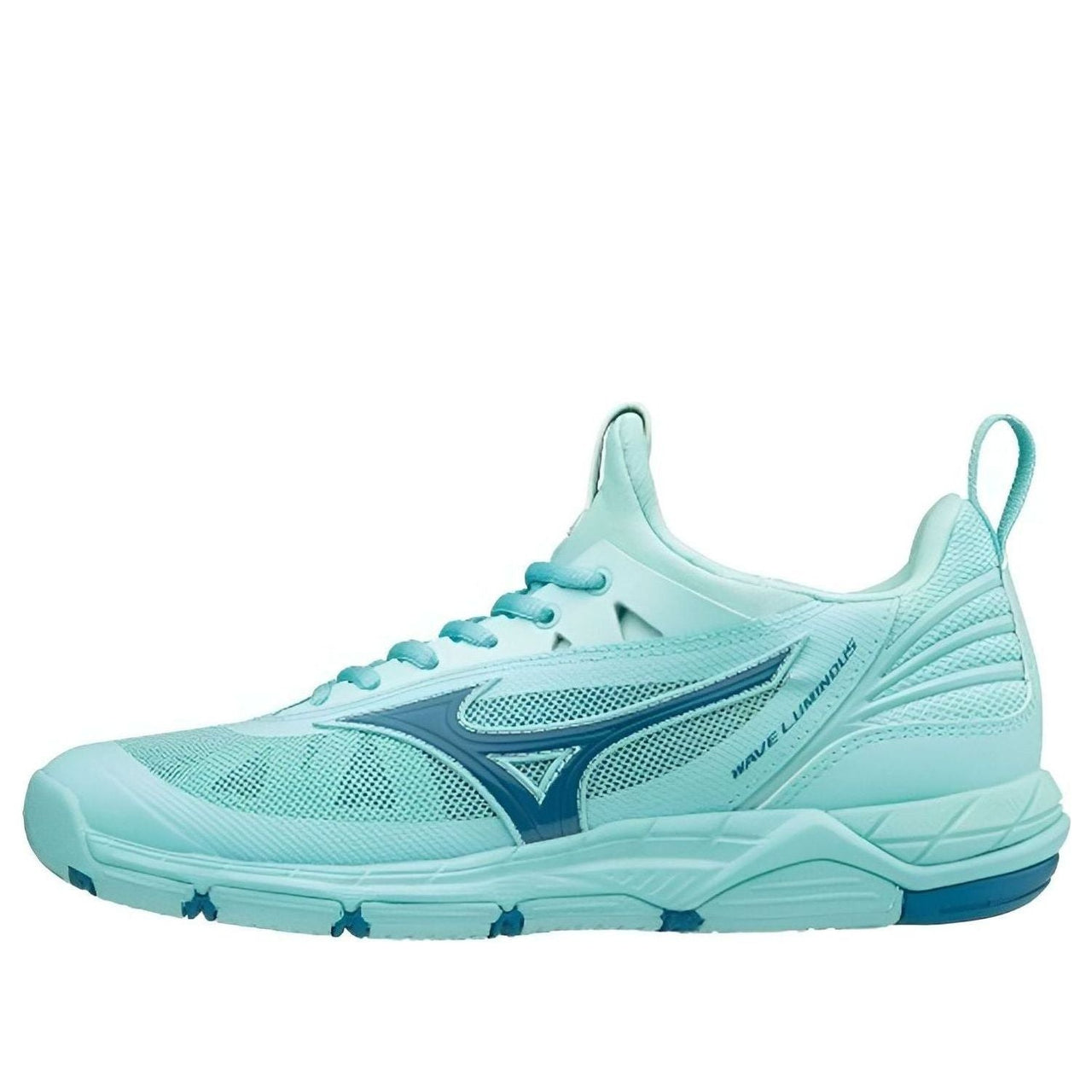 Mizuno Wave Luminous Low Tops Wear-resistant Volleyball Shoes Blue V1GC182096