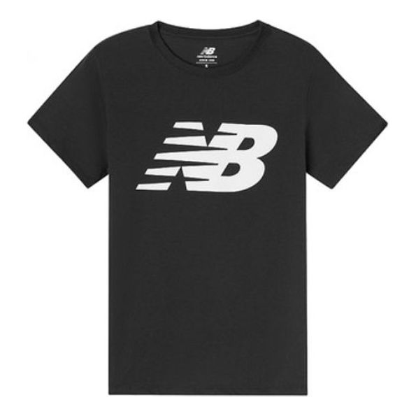 (WMNS) New Balance Knit Minimalistic Classic Short Sleeve Black WT01852-BK