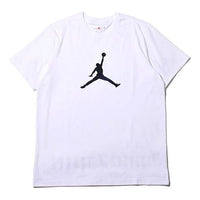 Air Jordan 11 Jumpman Tee Blue snake pattern Logo Short Sleeve White CI0323-100