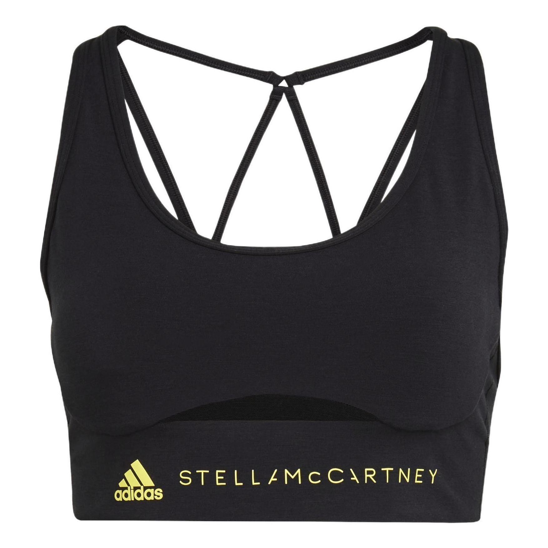(WMNS) adidas By Stella Mccartney Truestrength Medium-Support Bra Asia Sizing 'Black' HG6846