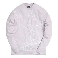 KITH x Looney Tunes Crossover Bugs Bunny Pocket Long Sleeves Unisex Gray KH3798-103