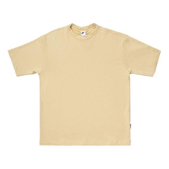 Nike Circa French Terry Short-Sleeve Top 'Yellow' DX0187-783