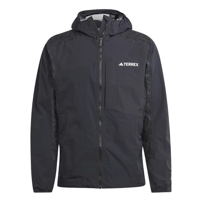 adidas Terrex Xperior Hybrid Rain Jacket 'Black' HN2912