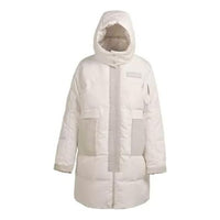 (WMNS) Converse Counter Climate Long Down Jacket Asia Sizing 'Beige' 10023725-A01