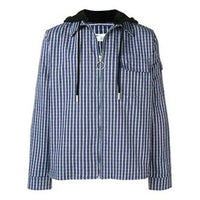 Off-White SS19 Diag Zip-up Fleece Men Blue OMGA065S19D200173088