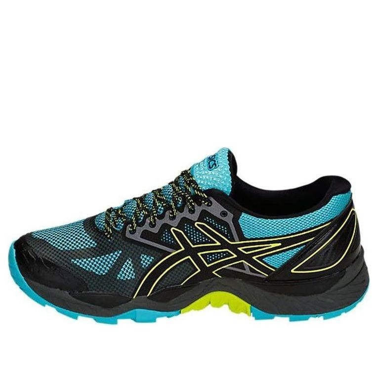 (WMNS) ASICS Gel-FujiTrabuco 6 'Black Blue Yellow' T7E9N-400