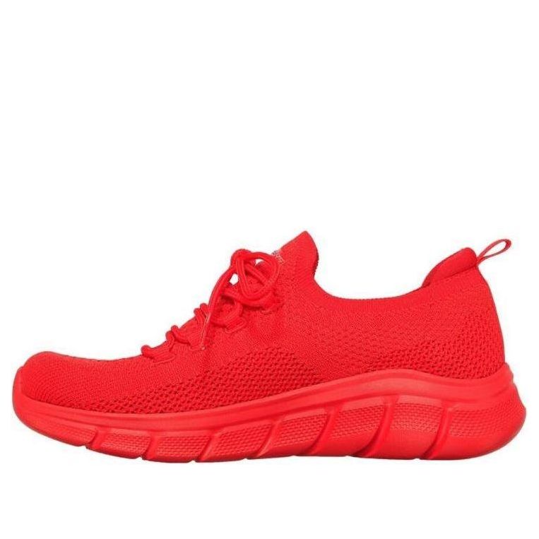 (WMNS) Skechers Bob's Sport B Flex Low-Top Red 117121-RED