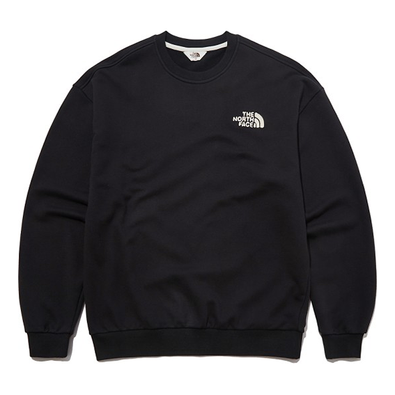 THE NORTH FACE Logo Cotton Basic Sweater 'Black' NM5ML51L