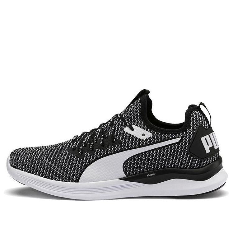 PUMA Ignite Flash Fs Low Top Running Shoes Black/White 192496-01