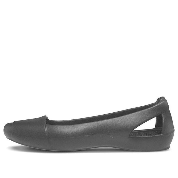 (WMNS) Crocs Sienna Flat Sandals 'Black' 202811-001