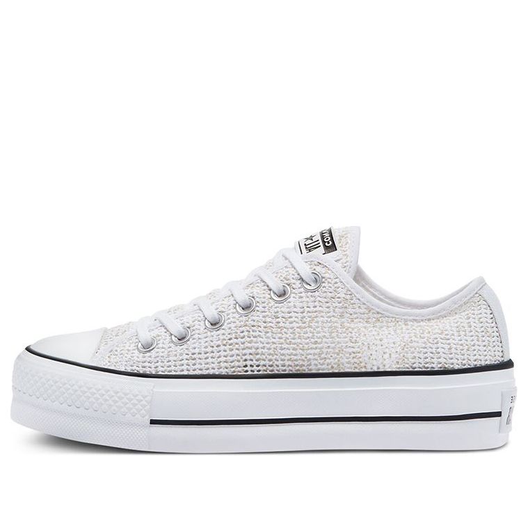 (WMNS) Converse Chuck Taylor All Star Platform Low 'White Speckled' 570792C