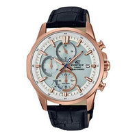 CASIO Waterproof EDIFICE Mens Rose Gold Analog EFB-610SBL-7AVUPR