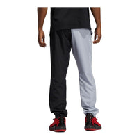 Men's adidas Colorblock Basketball Sports Pants/Trousers/Joggers Gray GL7097