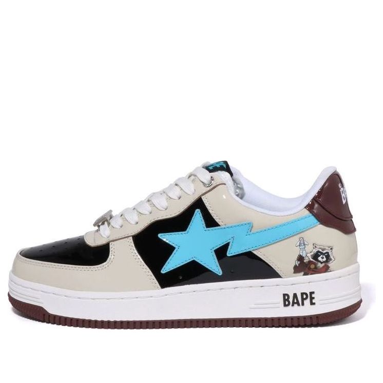 A BATHING APE x Marvel Bape Sta 'Cream Black Blue' 1I73-291-906