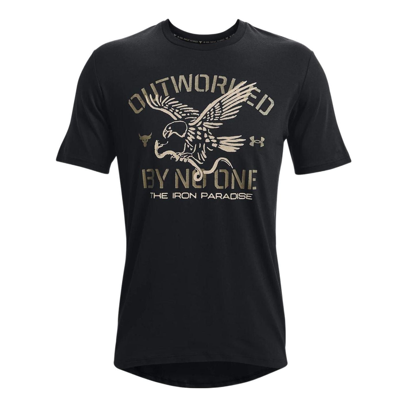 Under Armour Project Rock Outworked T-shirt 'Black' 1370490-001
