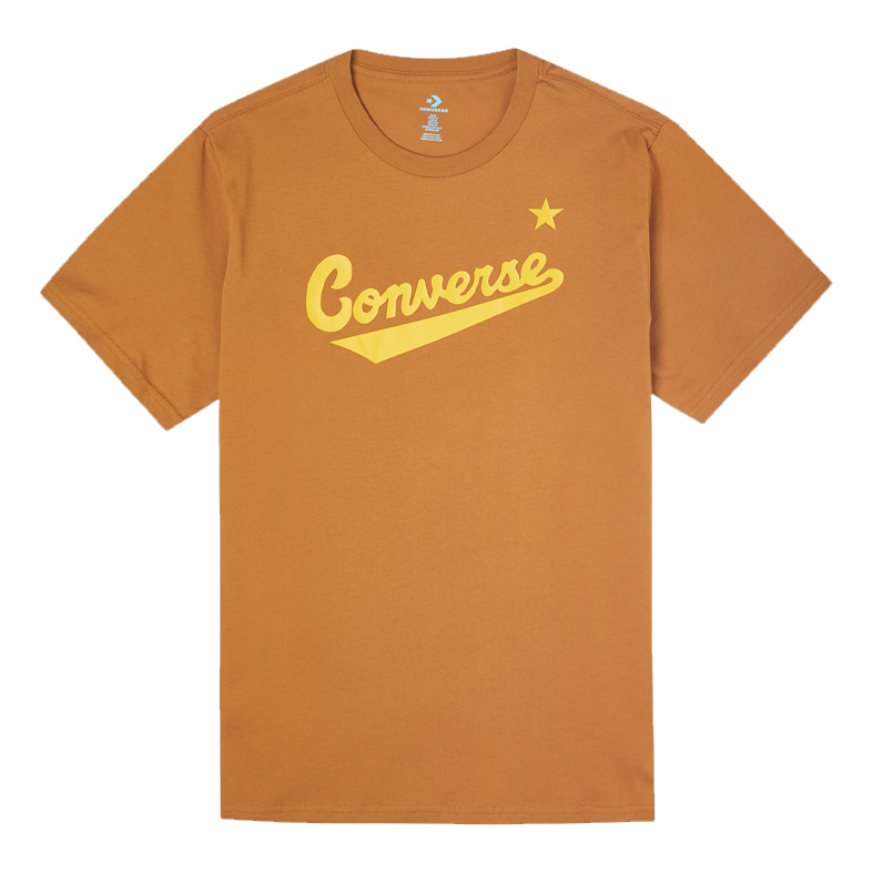 Converse Nova Logo T-Shirt Asia Sizing 'Dark Soba' 10018235-A31
