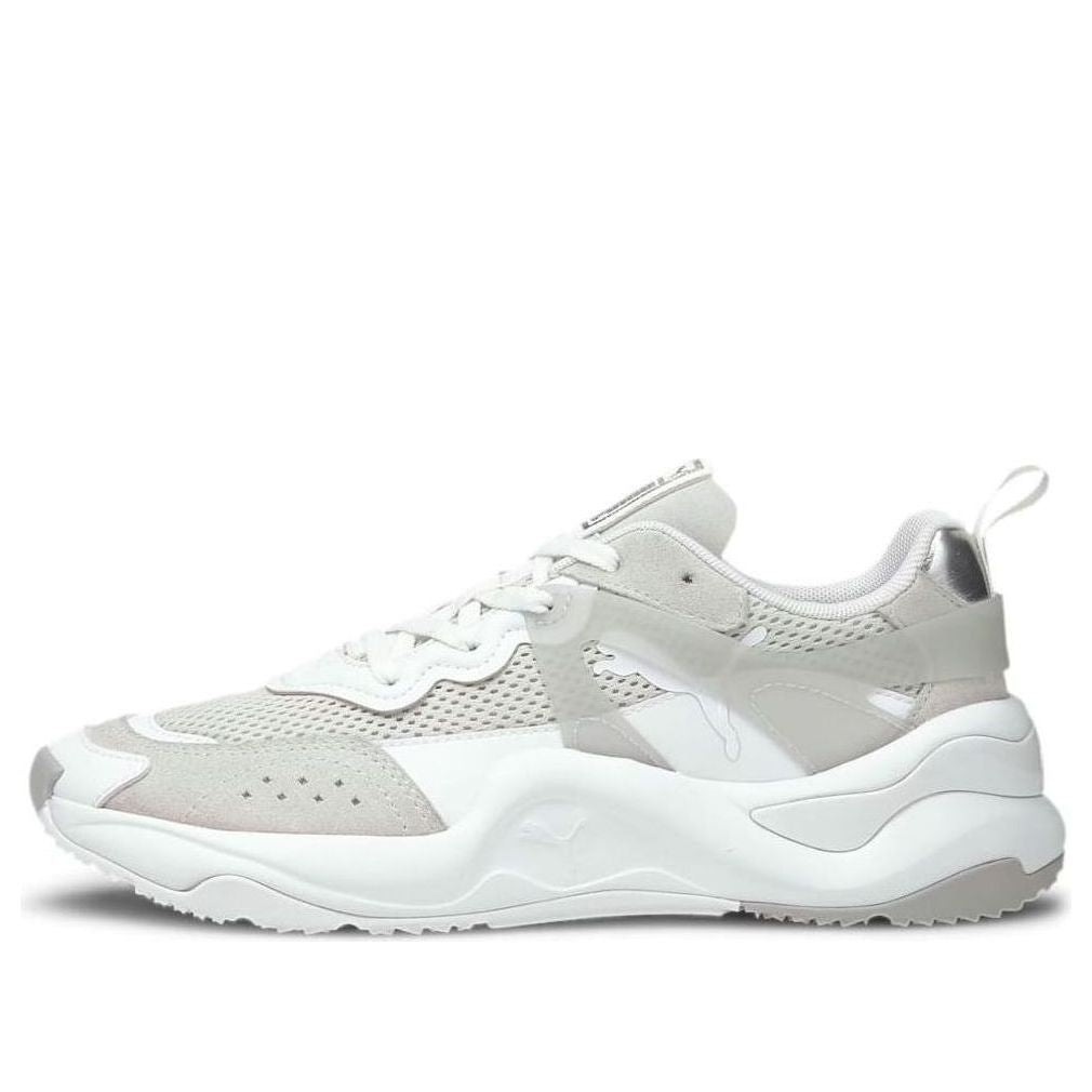 (WMNS) PUMA Rise Mono 'White Grey' 373947-01