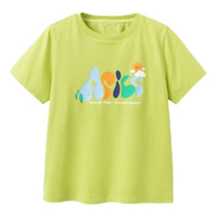 (GS) ASICS Colorful Logo T-Shirt 'Green' 332241173084-752