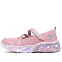 (GS) Skechers Sweetheart Lights 'Pink White' 302303L-PNK