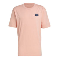 adidas originals Abstract Og Tee Printing Sports Short Sleeve Pink Gray GN3282