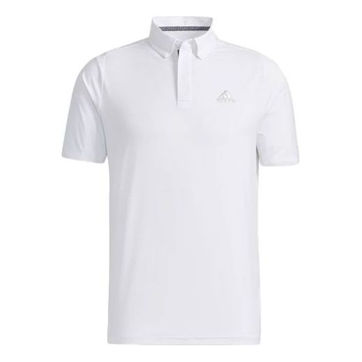 adidas Te Polo Ss Golf Sports Short Sleeve Polo Shirt White GM3618
