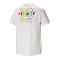 adidas neo Unisex Logo Printing Tee White H65033