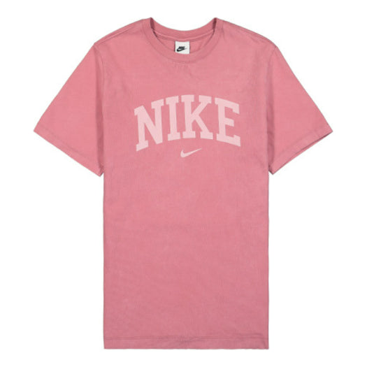 Men's Nike Logo Printing Round Neck Pullover Short Sleeve Pink T-Shirt DC0724-665