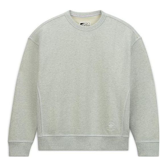Converse Gold Standard Crew Sweatshirt Asia Sizing 'Light Grey' 10025916-A01