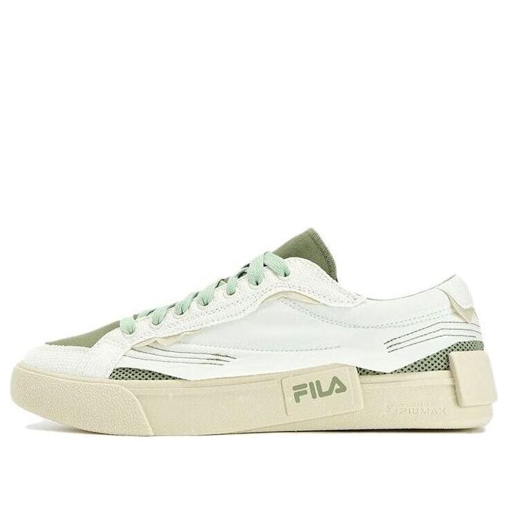 FILA FUSION Pop Skate Shoes 'White Light Green' T12M332103FSS