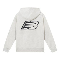 New Balance Essentials Fleece Hoodie Asia Sizing 'White Black' NC5CC3F281-SAH