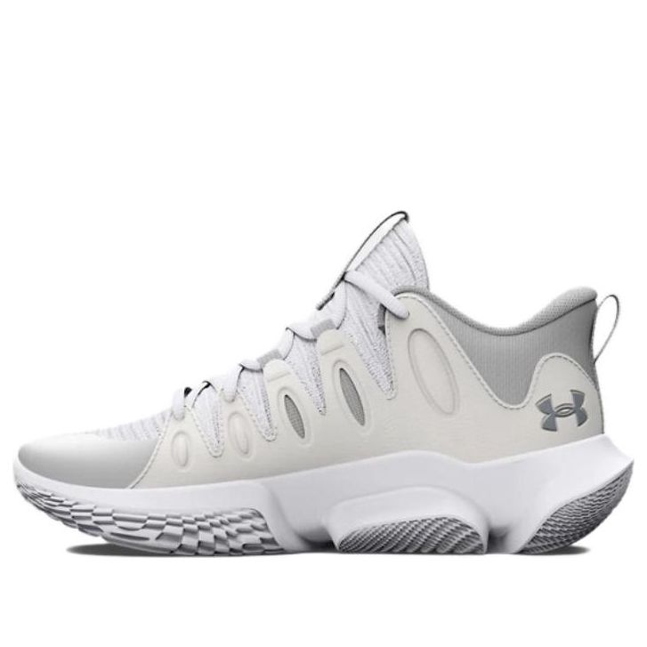(WMNS) Under Armour Flow Breakthru 4 'White Halo Grey' 3026641-101