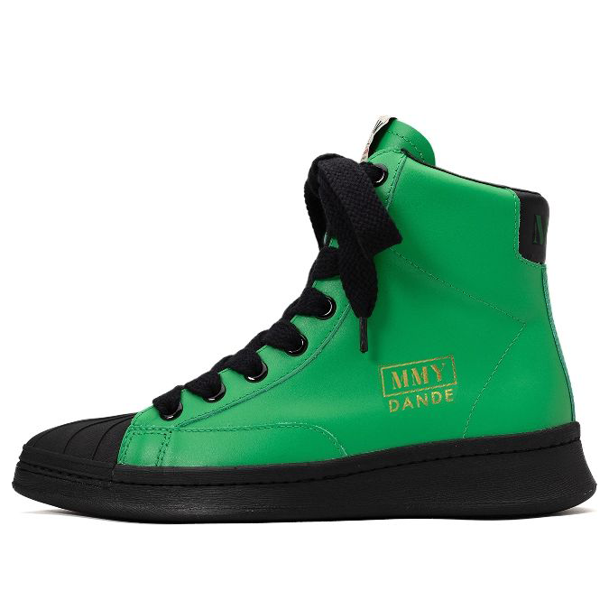 Maison MIHARA YASUHIRO DANDE OG Sole Leather High-top Sneaker 'Green' B09FW701-GRN